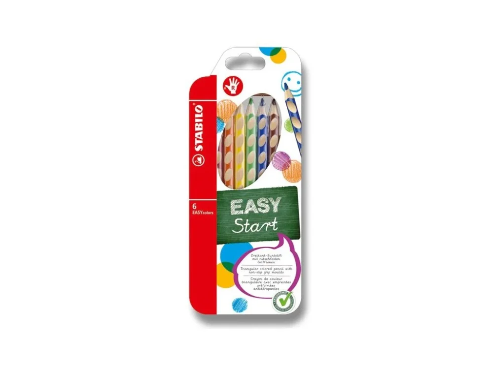 Pastelky STABILO EASYcolors - 6 barev, pro praváky Objednat Nyní
