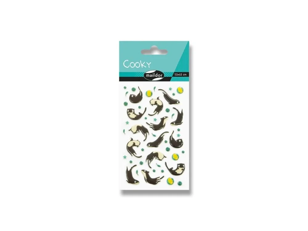 Samolepky Maildor 3D Cooky - Vydry Super Cena