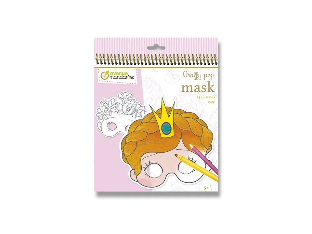 Omalovánky Avenue Mandarine Graffy Pop Mask - pro holky Víkendová Akce