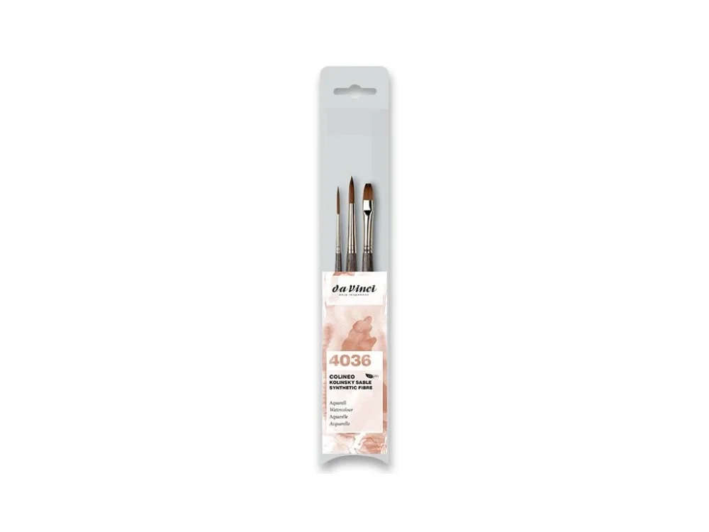 Sada štětců da Vinci Colineo Synthetics - souprava, 3 ks Časově Omezené