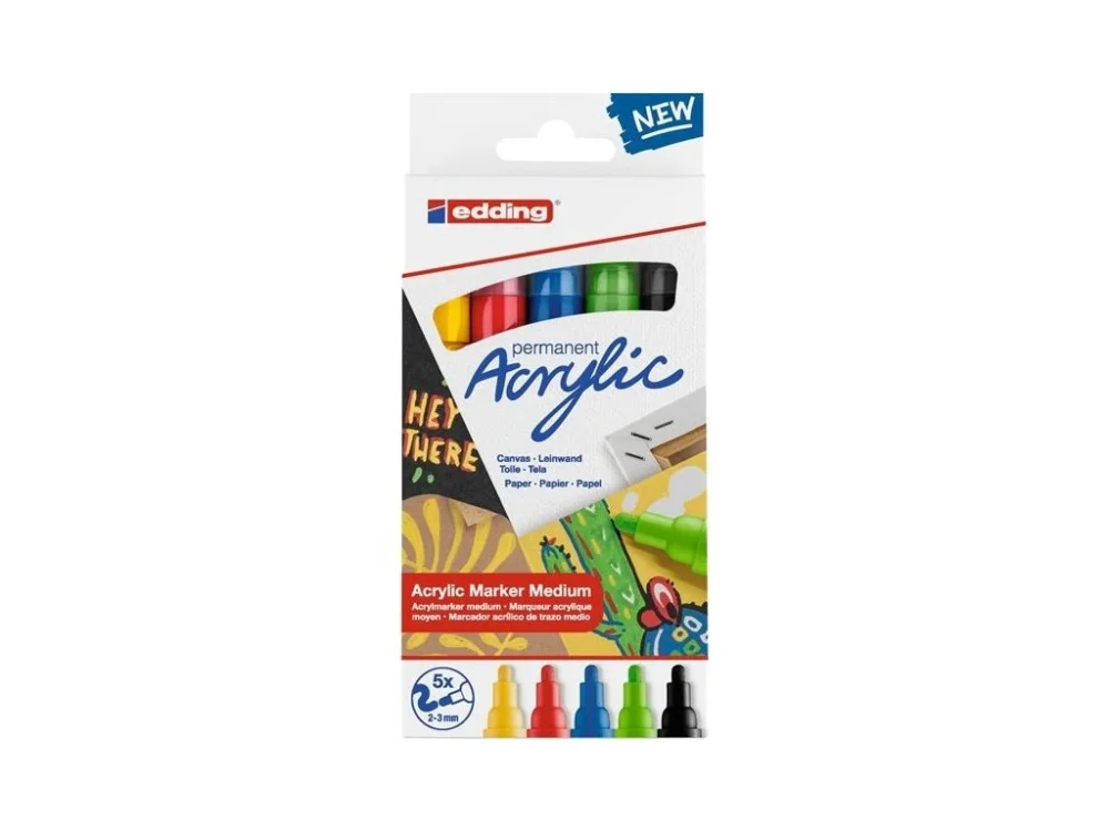 Kup Teď Akrylový popisovač e-5100/5 M, sada Basic