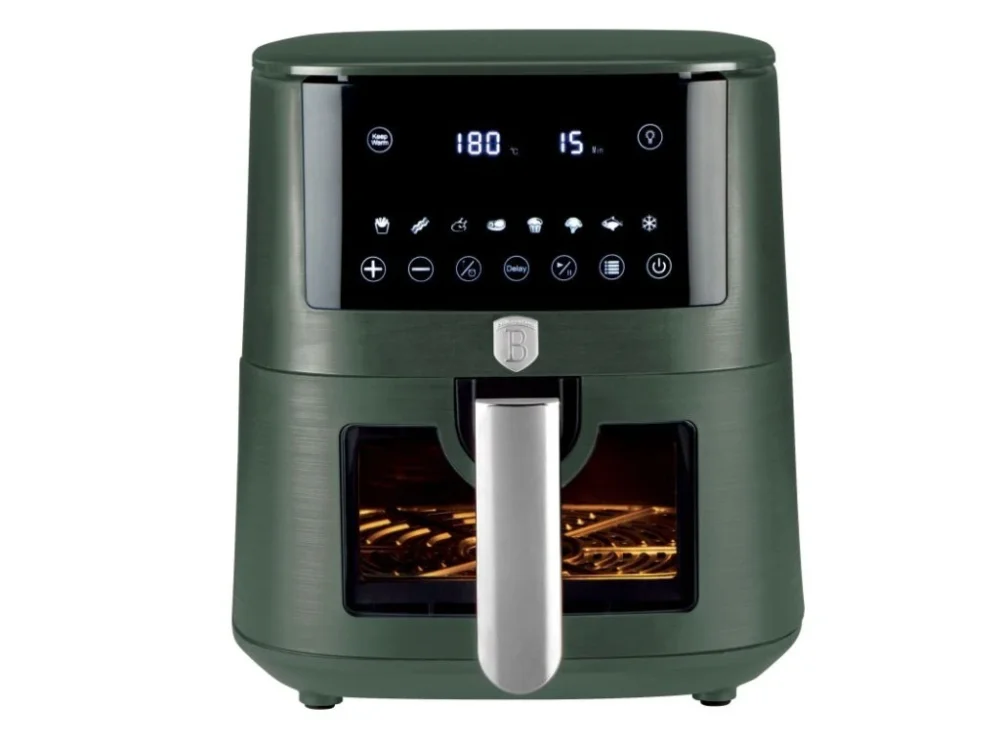 BERLINGERHAUS Horkovzdušná fritéza digitální 5 l Matte Green Collection BH-9709 Nízká Cena