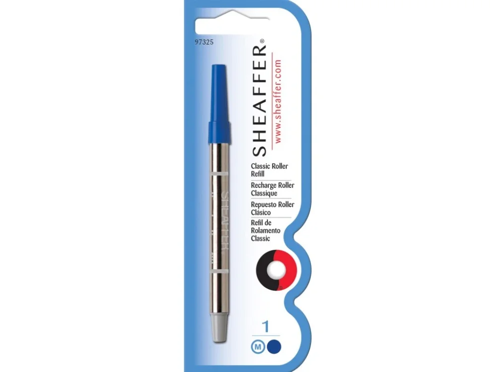 Sheaffer, Náplň do Rollerů, (M) střední, modrá, blistr Nová Kolekce