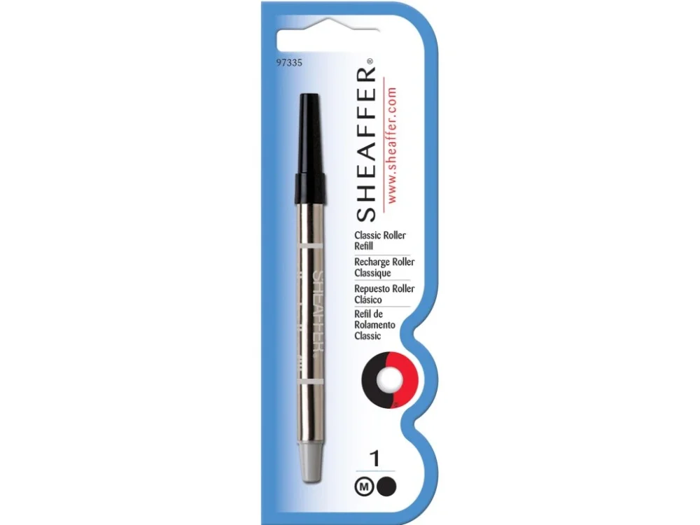 Expresní Doručení Sheaffer, Náplň do Rollerů, (M) střední, černá, blistr