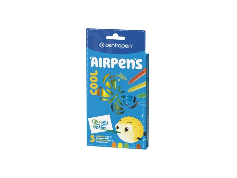 Sleva Foukací fixy Centropen AirPens 1500/5 - Cool / sada 5 ks