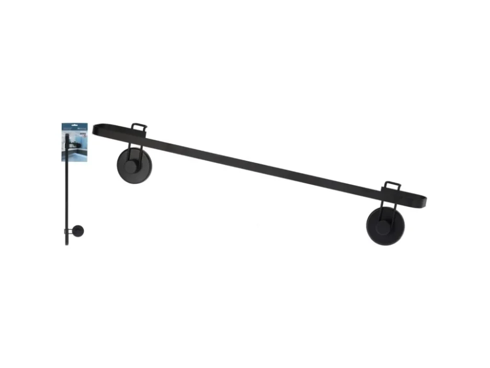 Kup Teď EXCELLENT HOUSEWARE Věšák na ručníky kovový 600 x 85 x 110 mm černá KO-C80653680