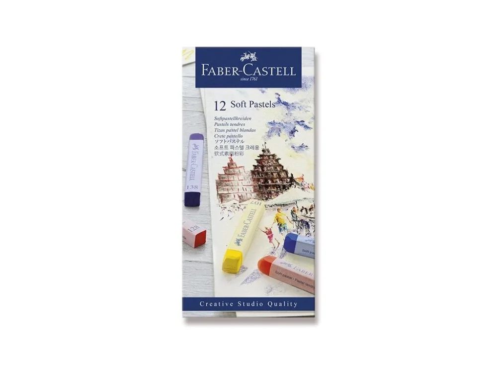 Nakupujte Hned Pastelové křídy Faber-Castell - 12 barev