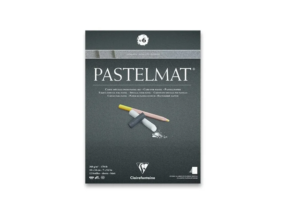 Nejlepší Volba Blok Clairefontaine Pastelmat No.6 - 18 x 24 cm, 12 listů, 360 g