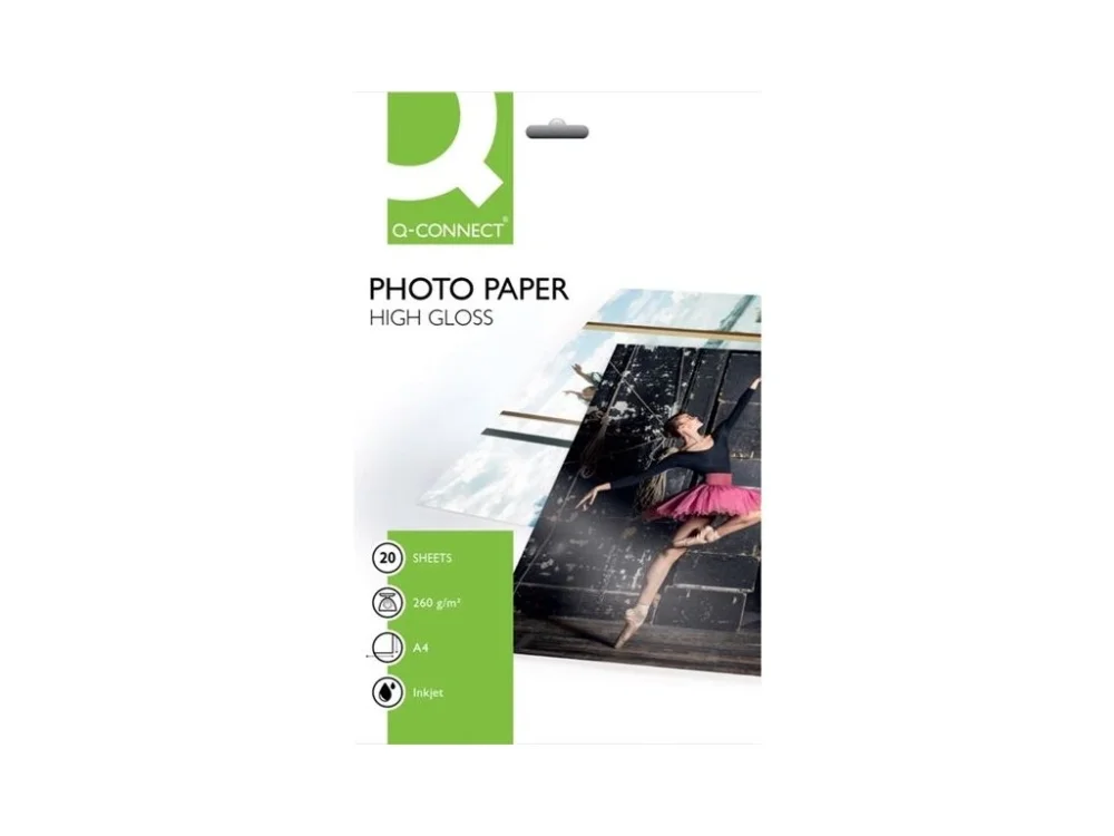 Ihned K Objednání Fotopapír Q-C-A4,jednostranný,260 g/m2,lesklý,20ks