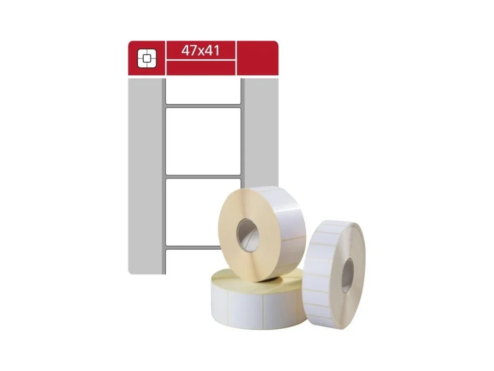 Etik.kotouč.Samp;K Label-termo,bílé,47x41 mm,1500 ks Super Cena
