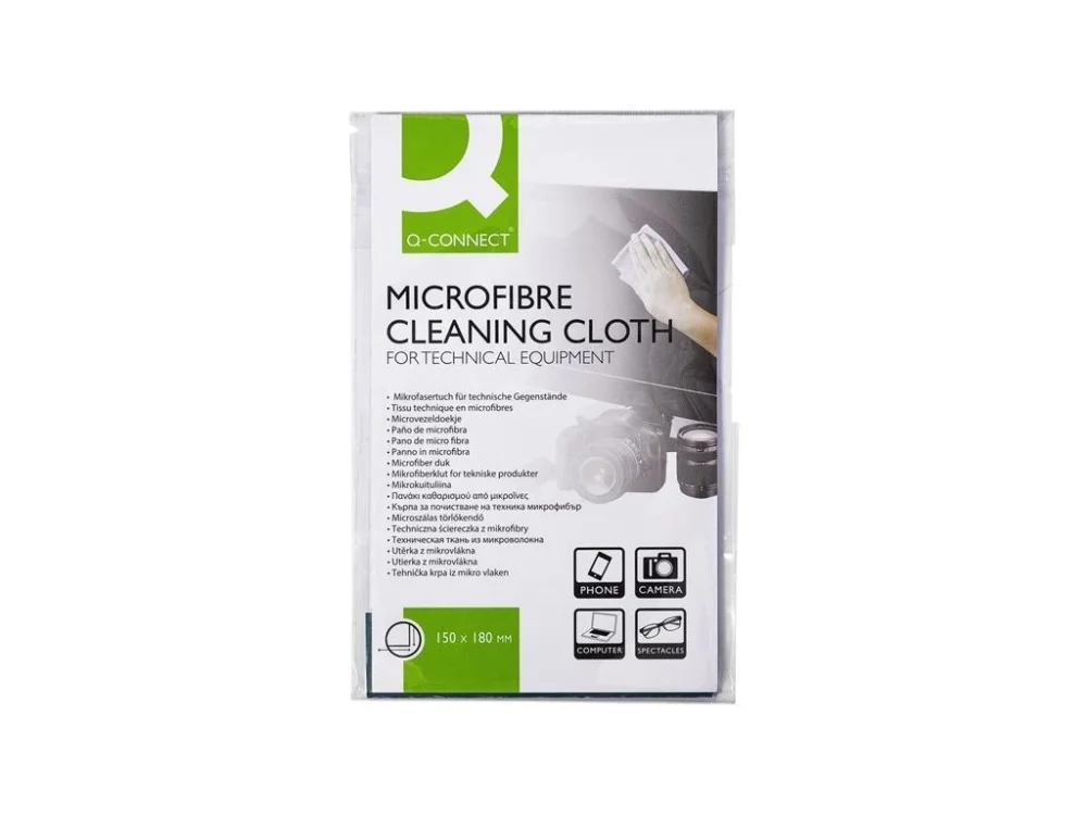 Mikroutěrka Q-Connect na PC, 15 x 18 cm Omezená Nabídka