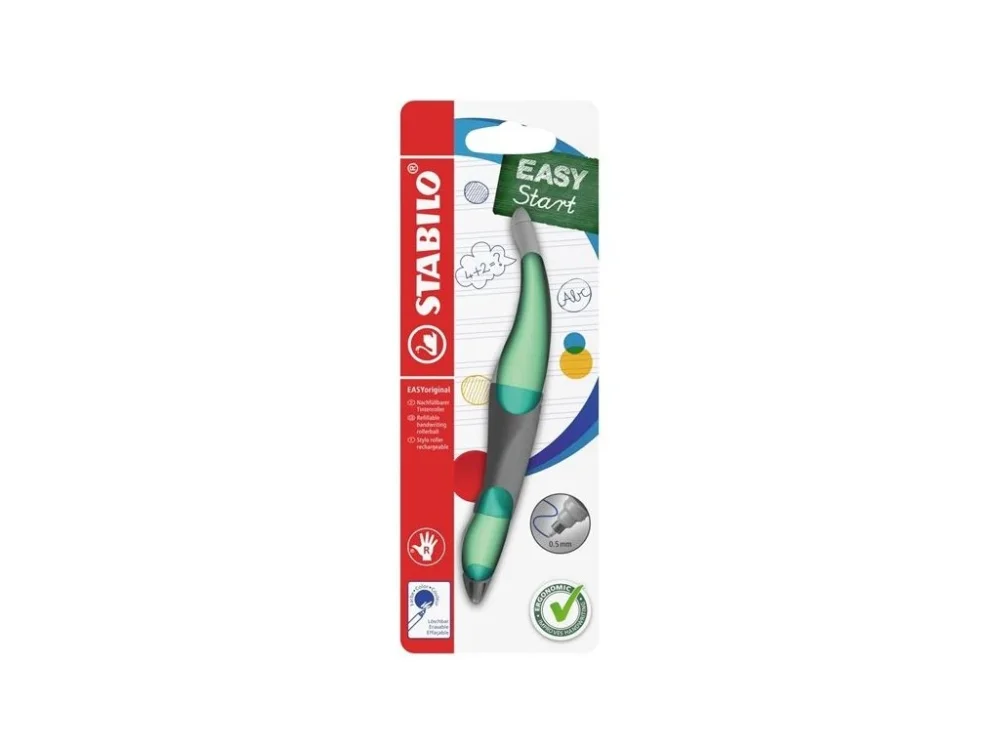 Ergonomické pero Stabilo EASY pro praváky, mentol Autentický