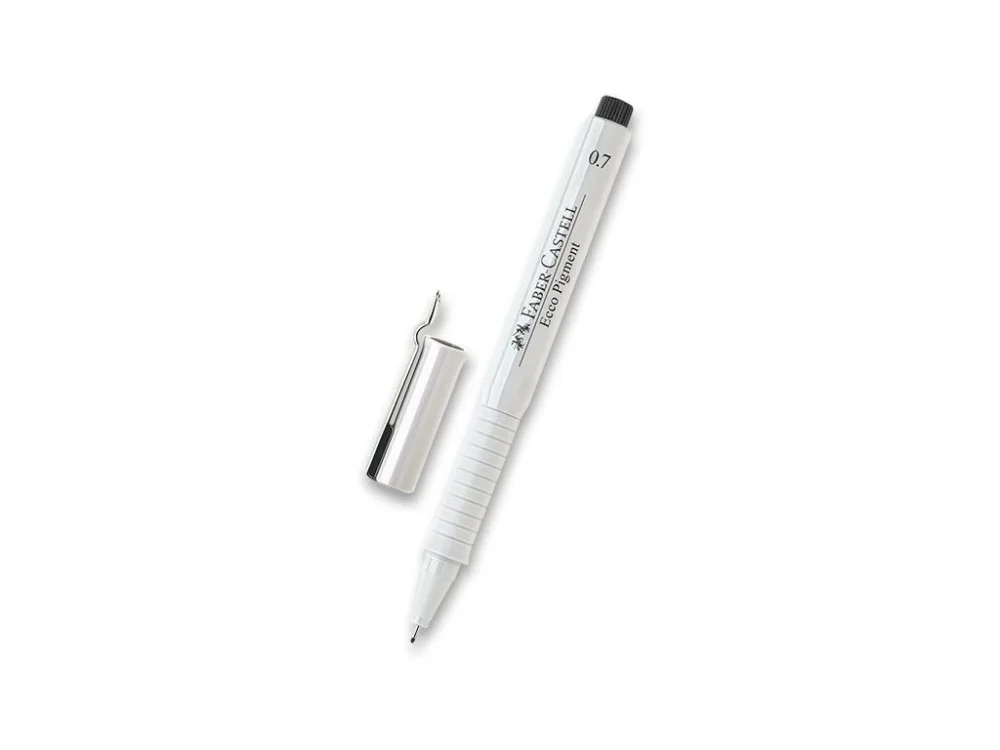 Tovární Cena Popisovač Faber-Castell Ecco Pigment - 0,7 mm, černý