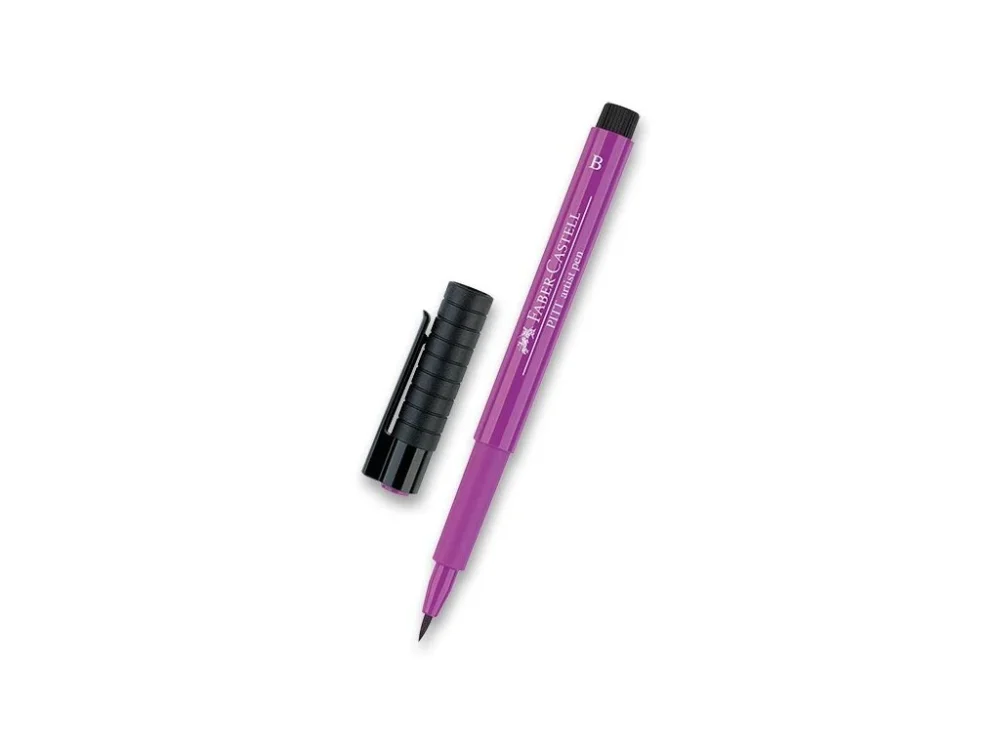Nejprodávanější Popisovač Faber-Castell Pitt Artist Pen Brush - 134, crimson