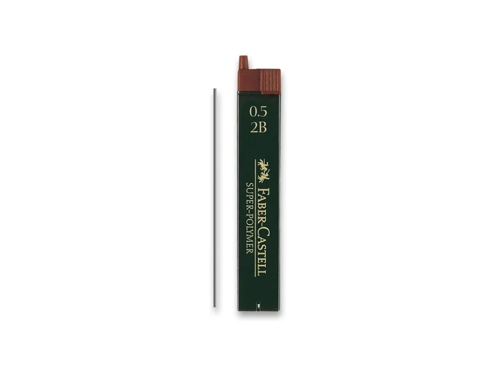 Sezónní Sleva Tuhy Faber-Castell Super-polymer - 0,5 mm, tvrdost 2B