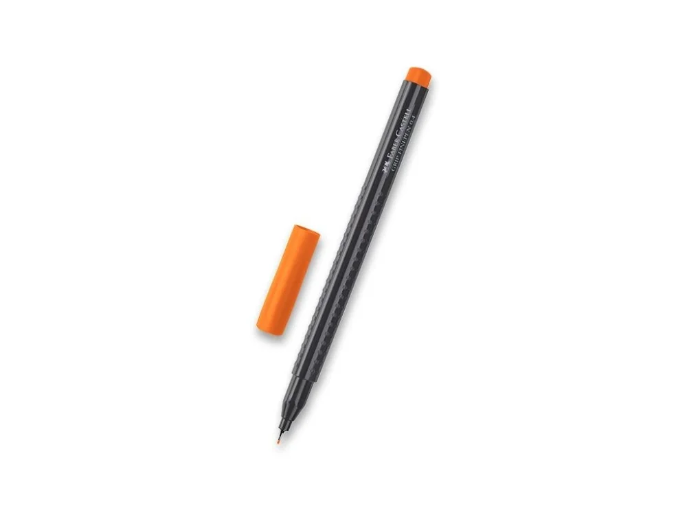 Jen Po Omezenou Doba Fineliner Faber-Castell Grip 1516, 0,4 mm - oranžová
