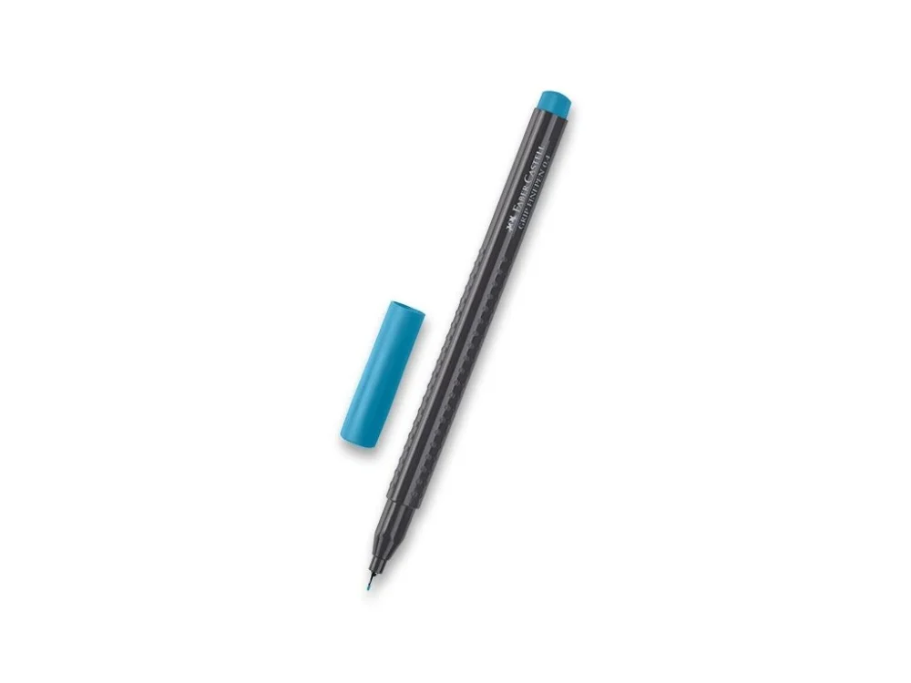Originální Fineliner Faber-Castell Grip 1516, 0,4 mm - kobaltová tyrkys