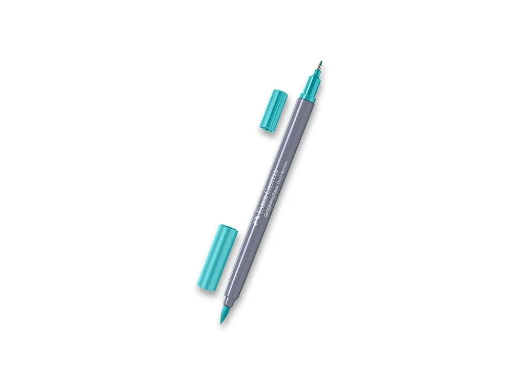 Popisovač Faber-Castell Goldfaber Aqua Dual Marker - 356, light cobalt green Výhodná Nabídka