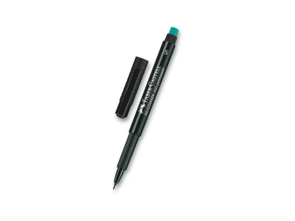 Originální Permanentní popisovač Faber-Castell 1523 S - černý