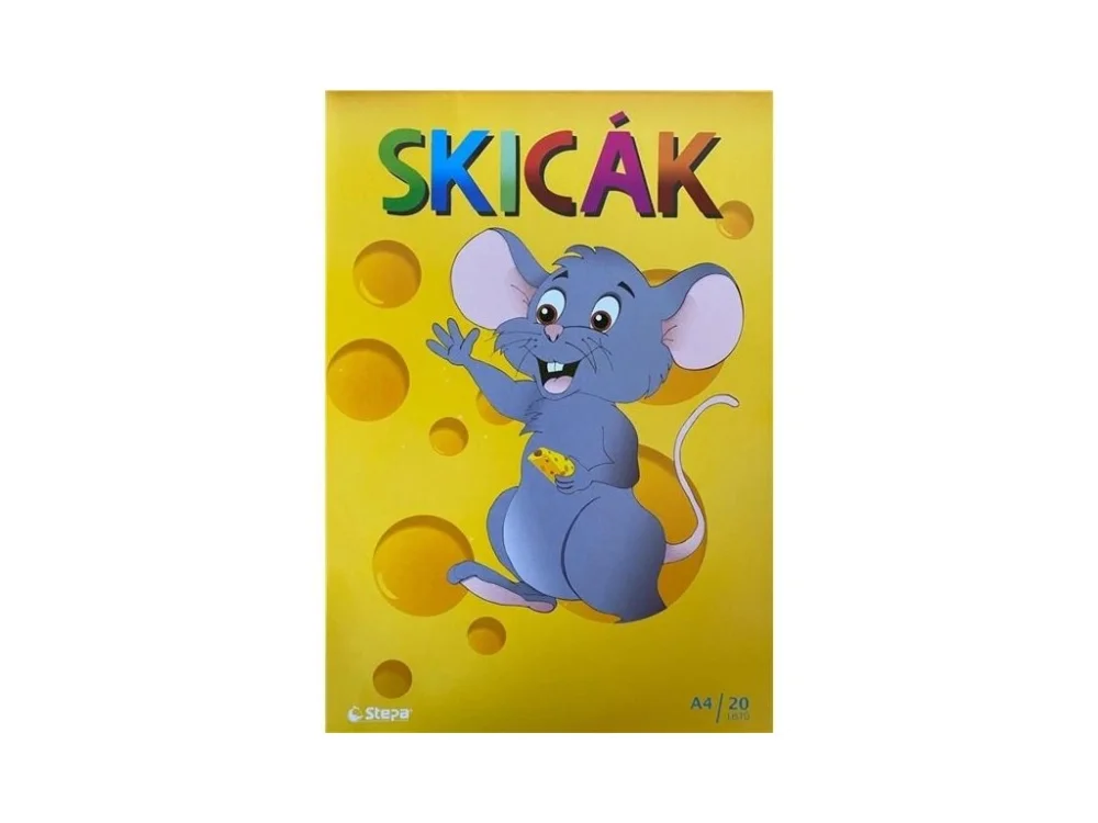 Skicák A4 20 listů, 180g/m2 Sezónní Sleva