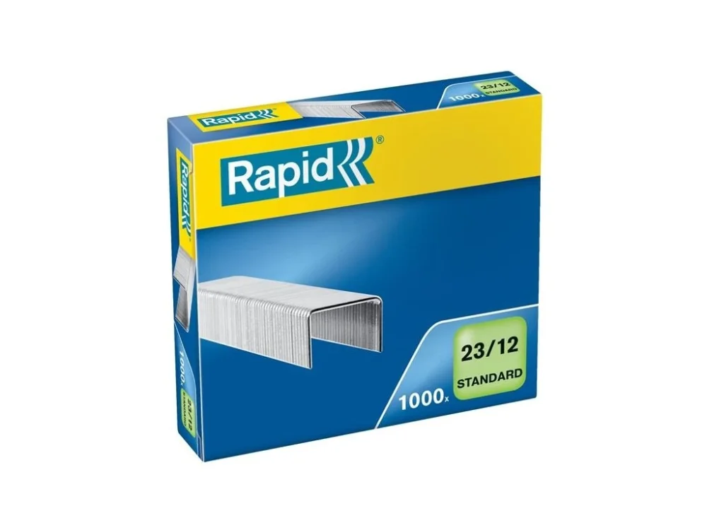 Ověřený Drátky Rapid Standard, 23/12, 1000 ks