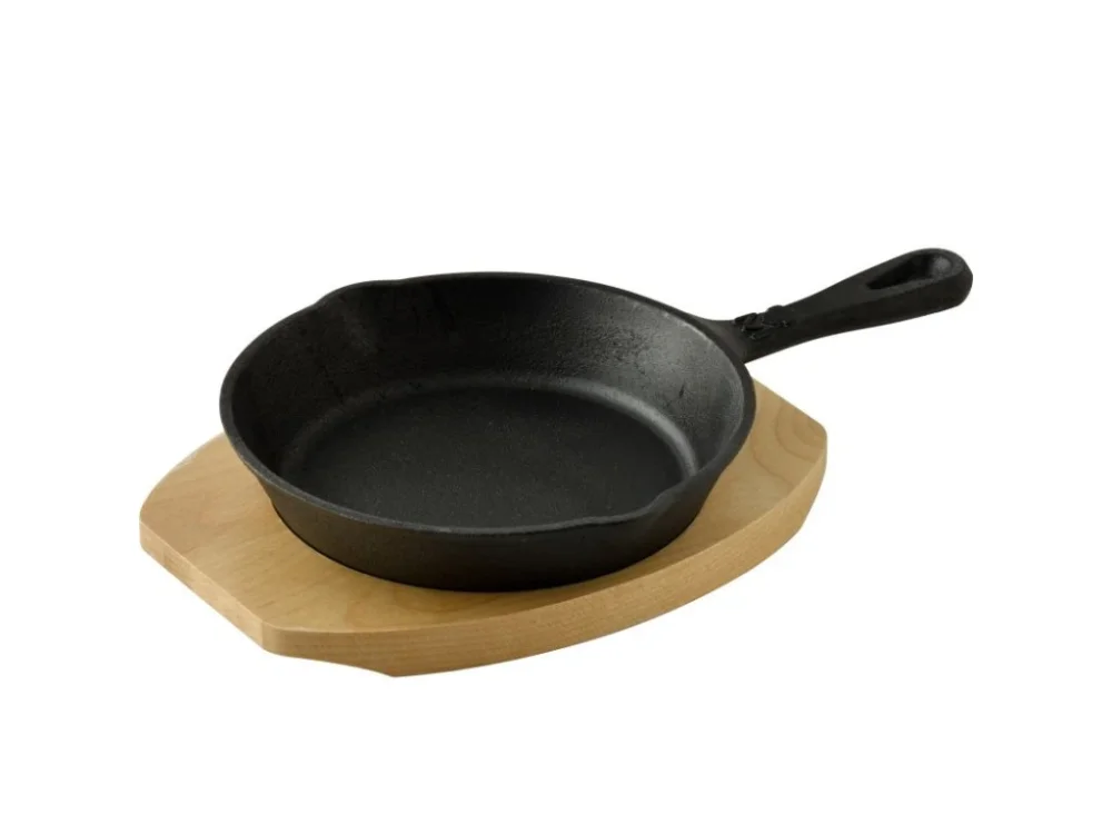 Výprodej MASTERPRO Pánev litinová COOK & SHARE 15,8 cm černá BGMP-3803-EM