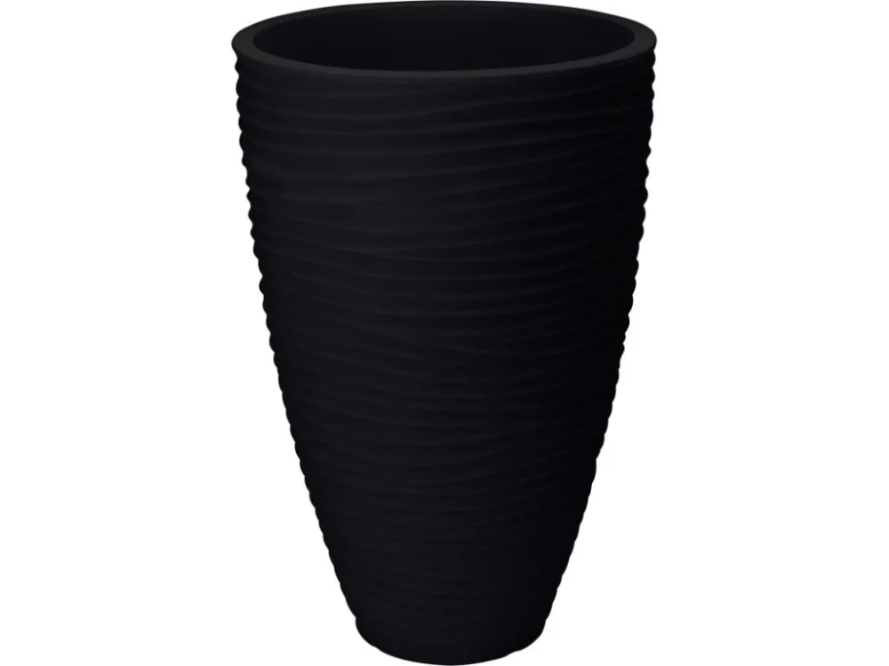PROGARDEN Květináč venkovní žebrovaný 40 cm antracit KO-Y54201720 Cenový Hit
