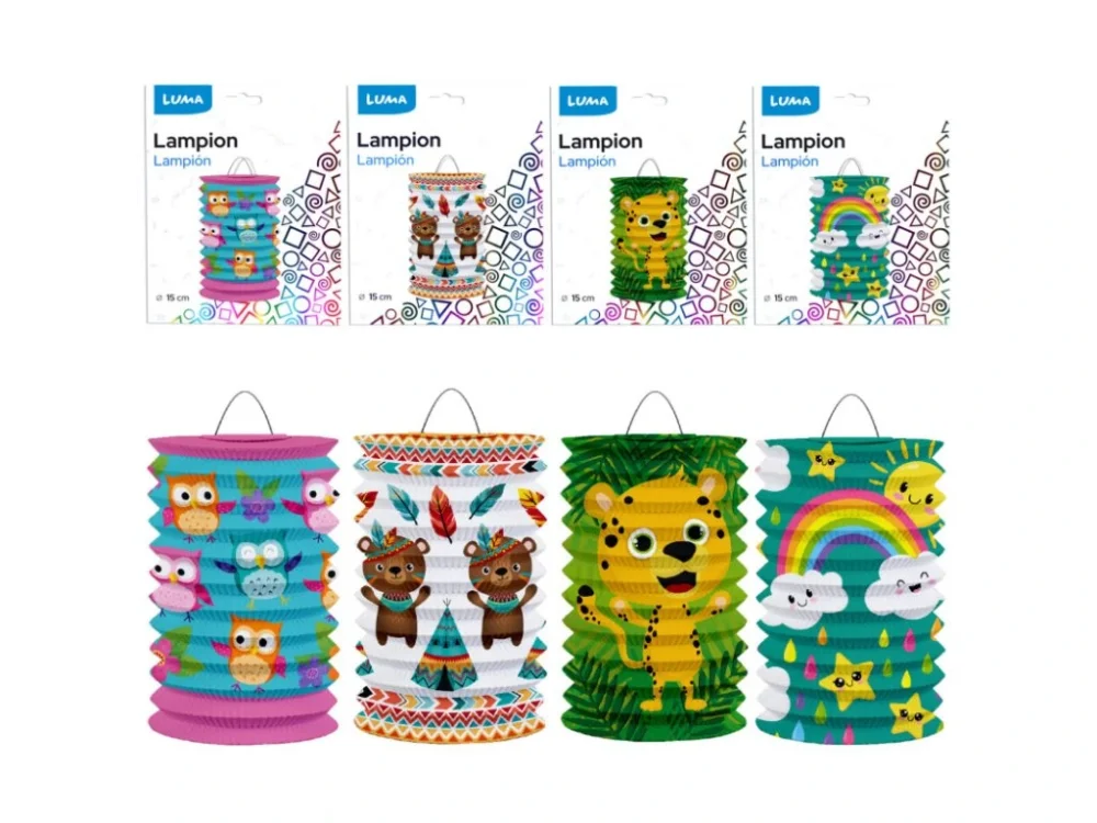 Lampion roztahovací 15 cm - dětský mix Top Prodej