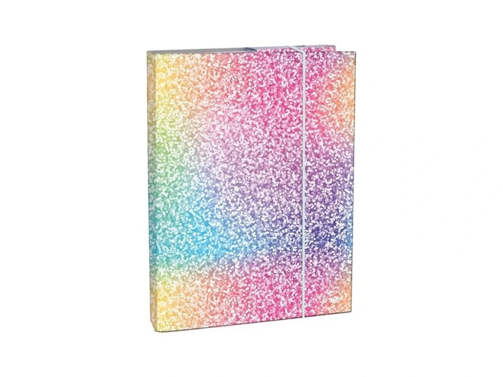 Box na sešity A5 s gumou, Sparkle Autentický