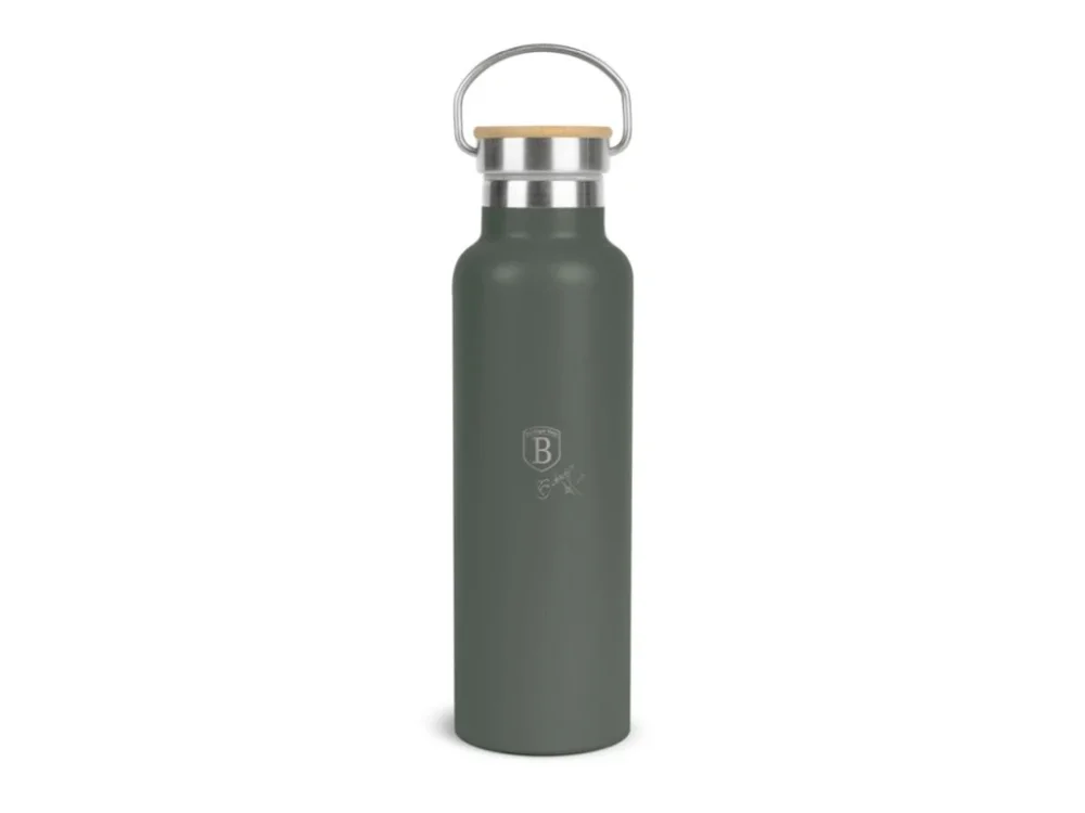 Zlevněný BERLINGERHAUS Termoska lahev s dvojitou stěnou nerez 0,6 l Matte Green Collection BH-7219
