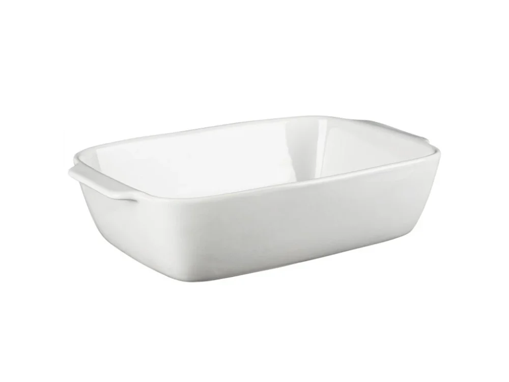 MASTERPRO Zapékací miska FOODIES 25x8x40 cm kamenina bílá BGEU-2849 Nová Kolekce