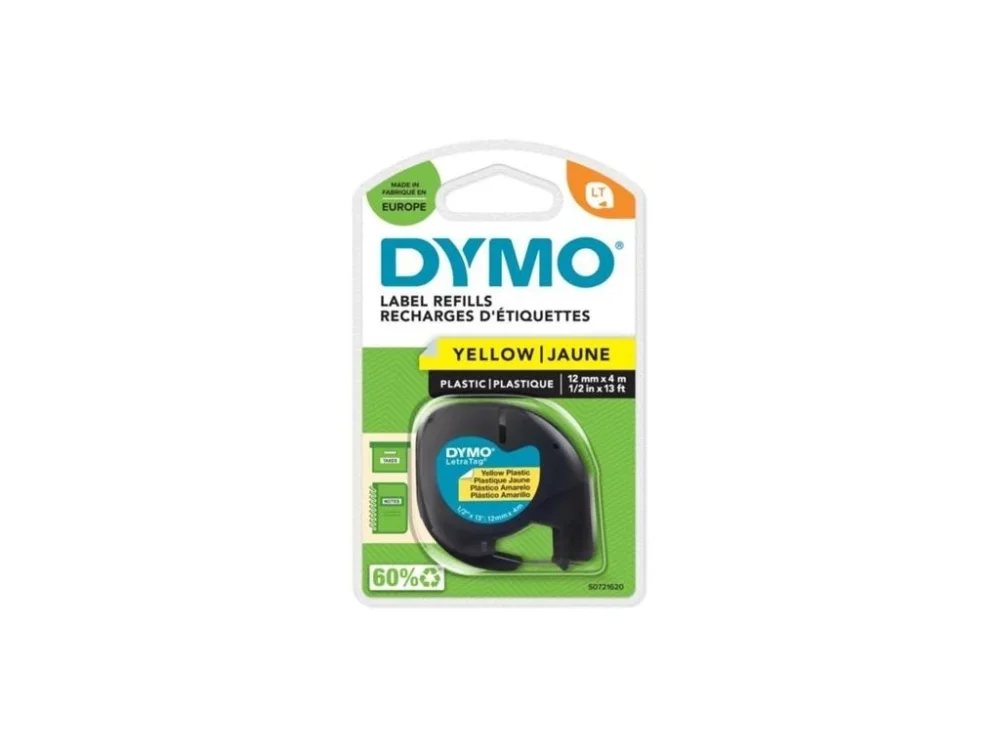 Plastová páska DYMO LetraTag, 12 mm, žlutá Hit Sezóny