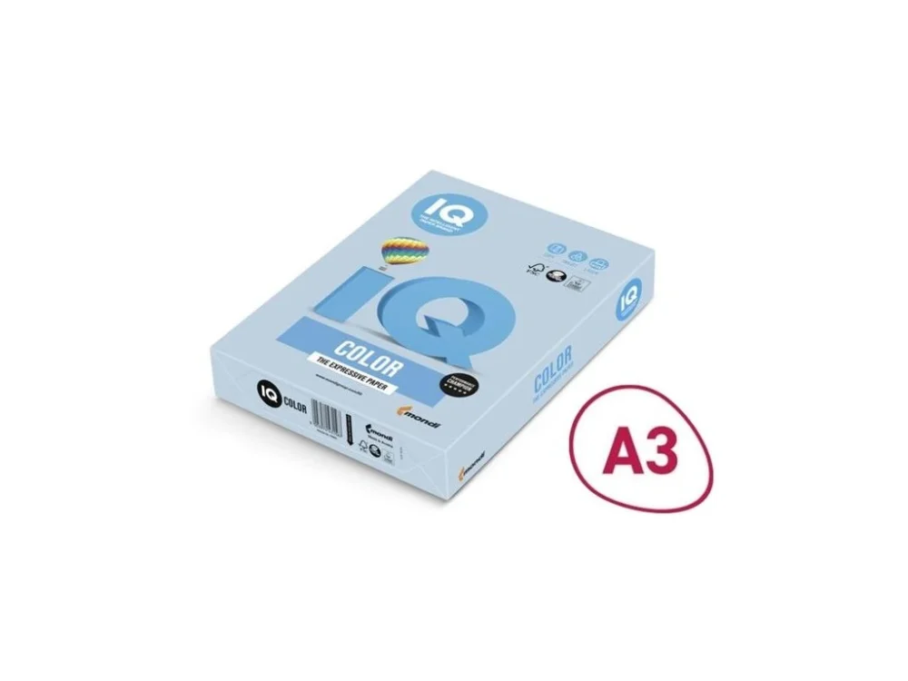 Top Prodej Barev.papír IQ A3-MB30,stř.mod.,80g/m2,500 listů