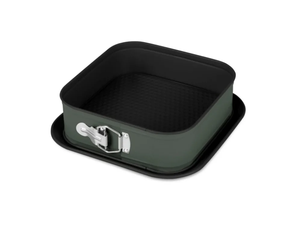 Ověřený BERLINGERHAUS Forma na dort hranatá s titanovým povrchem 28 x 28 cm Matte Green Collection BH-8668