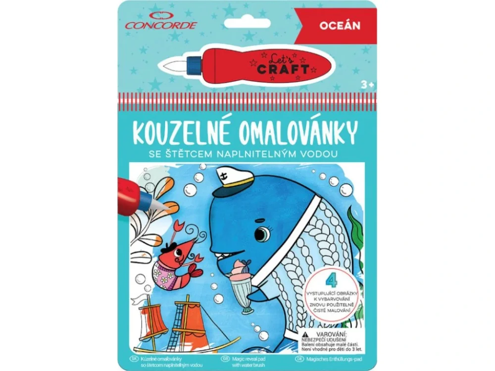 Omalovánky kouzelné CONCORDE - Oceán Top Prodej