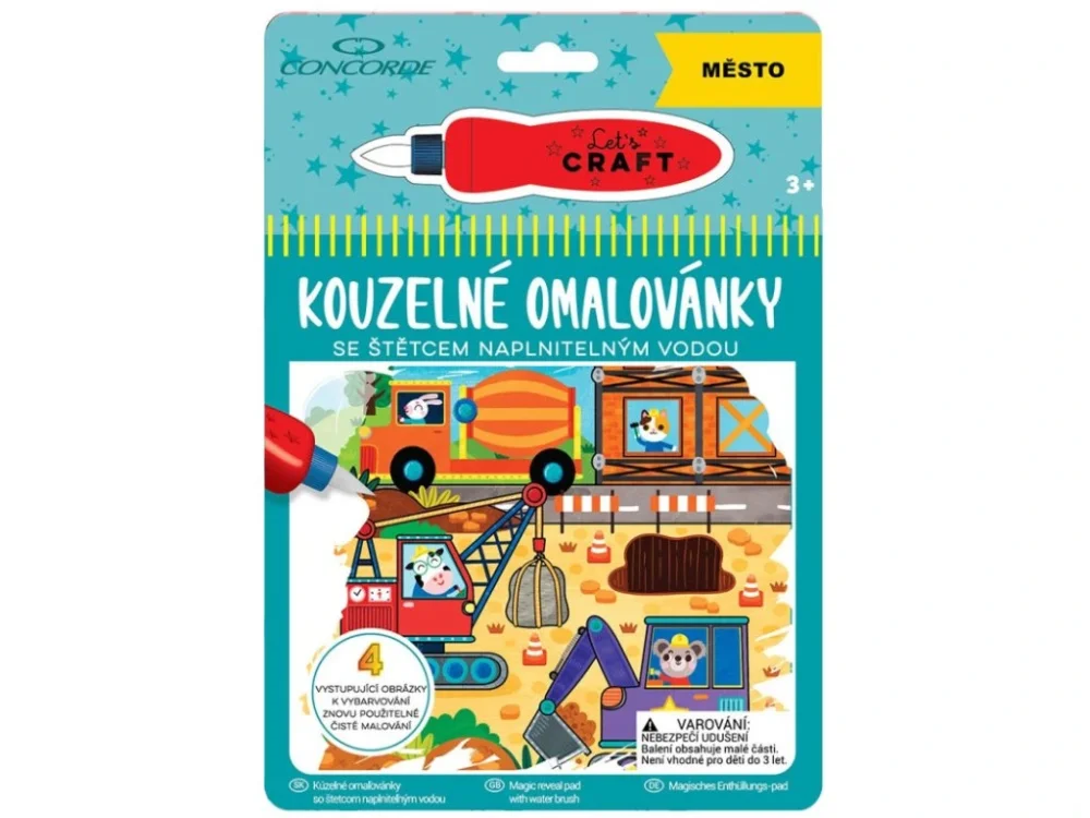 Omalovánky kouzelné CONCORDE - Město Finální Výprodej