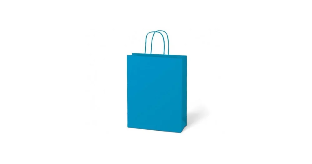Taška dárková T 5 kraft 260x320x100 modrá 5251225 Speciální Cena