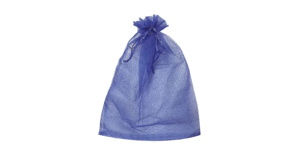 Sáček organzový modrý s glitr. tečkami5x7cm6008 Koupit Online