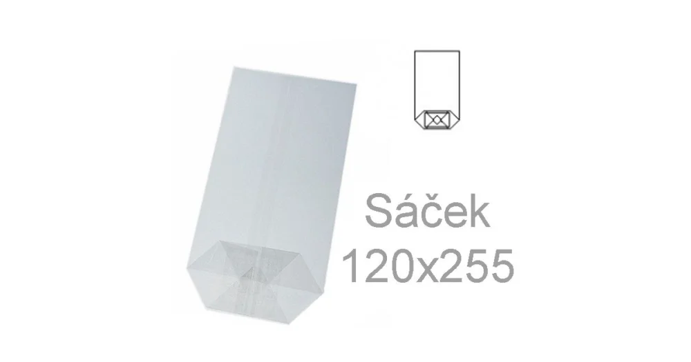 Sáček tatrafán120 x 255/100ks, křížové dno Novinka