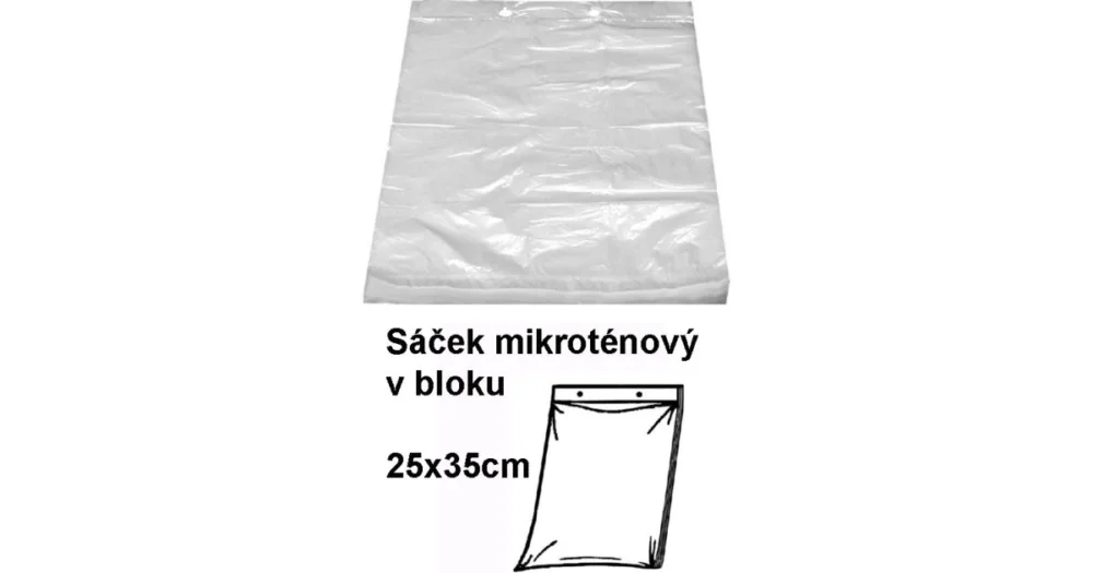 Sáček MI 250x350mm/0.008/A/50ks/ 90bl/ Sleva