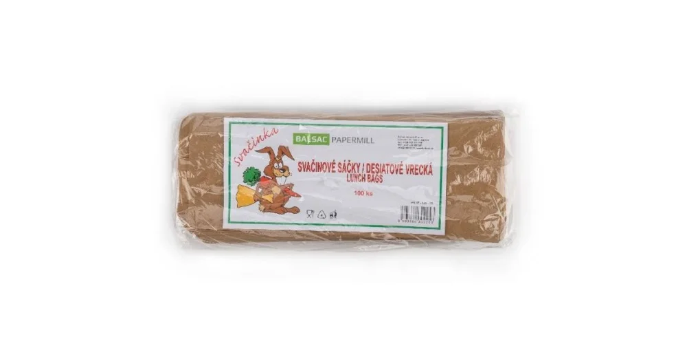 Nejprodávanější Sáčky SVAČINOVÉ přírodní 0.5kg SD/100/ 720/ 30bl