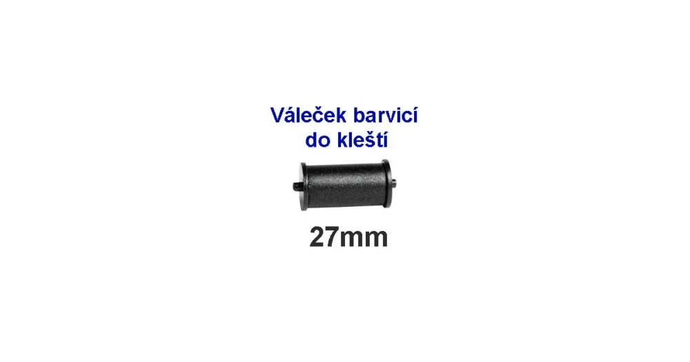 Váleček barvící do kleští BLITZ 27mm Nejprodávanější