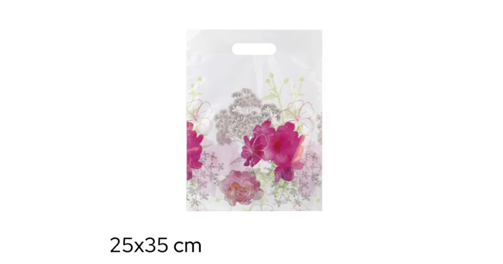 Akční Nabídka Taška igelitová ORCHIDEJE - 25 x 35cm