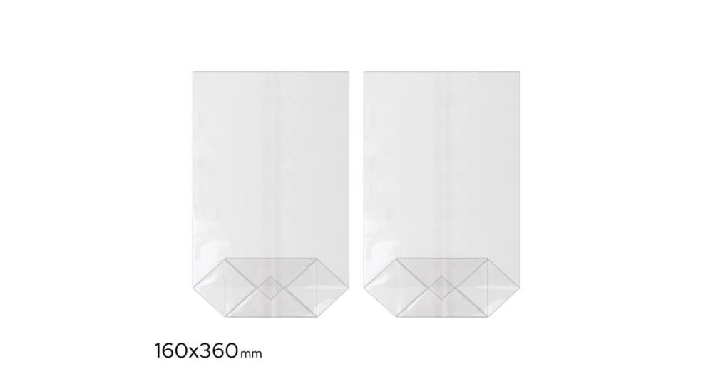 Pouze Dnes Sáček celofán 160 x 360mm, křížové dno LUMA