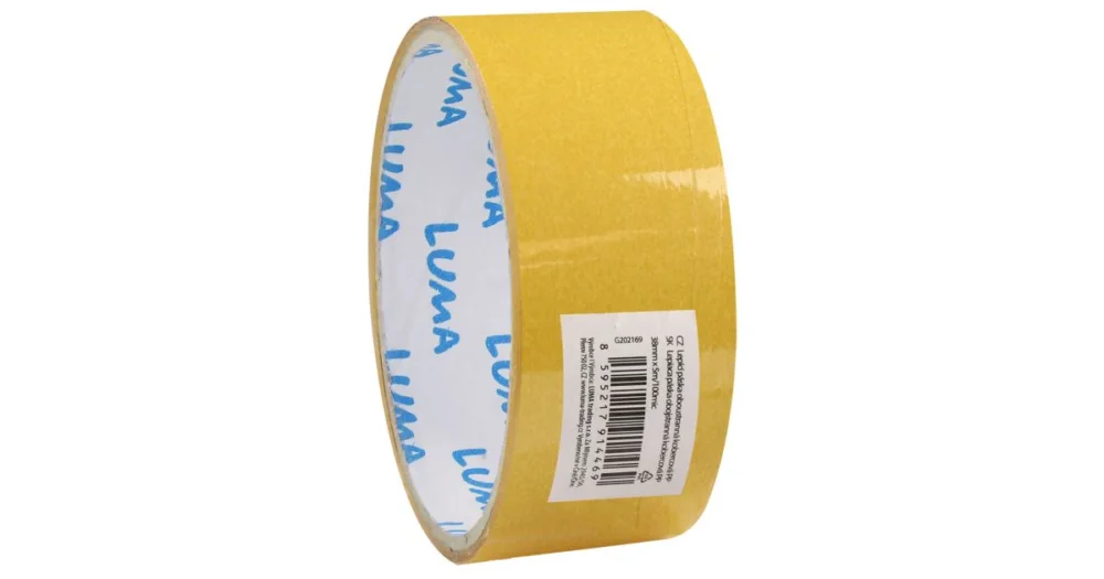 Lepící páska kobercová oboustranná LUMA PP 38mm x5m Nejlepší Cena