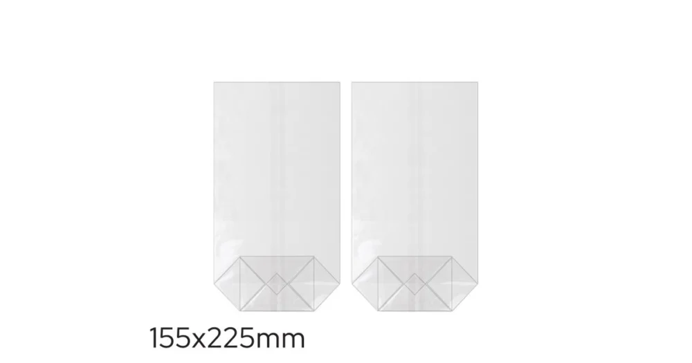 Sáček celofán 155 x 225mm, křížové dno LUMA Bezpečná Platba
