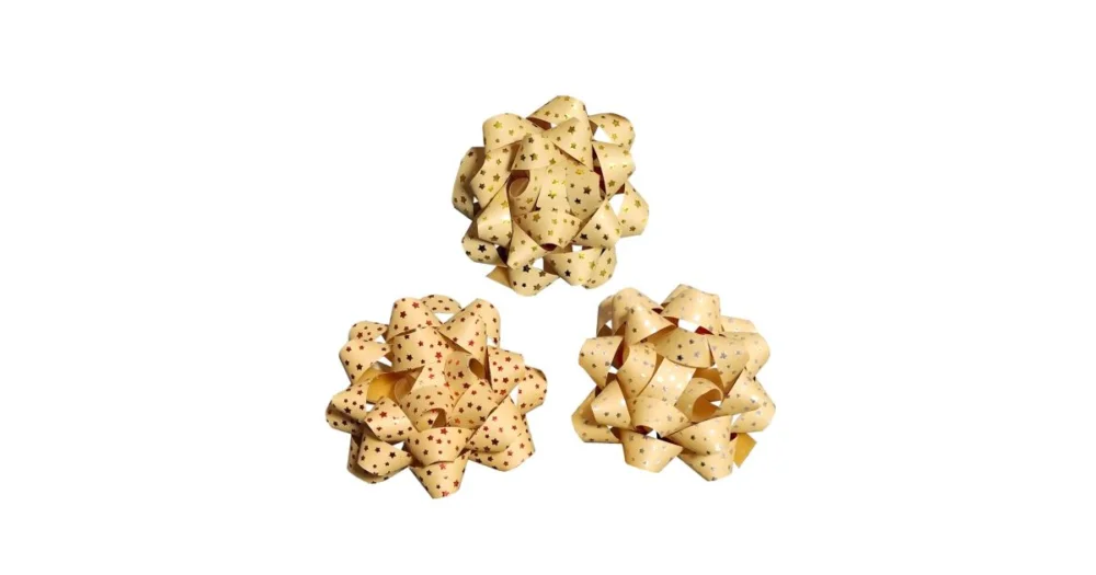Rozeta LUMA - 9cm kraft hvězdy mix Vysoce Kvalitní