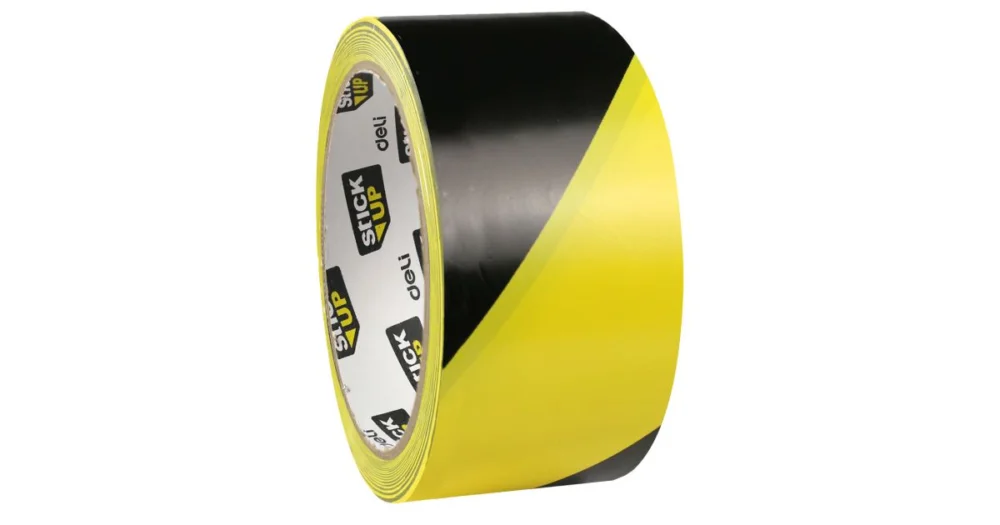 Lepící páska DELI výstražná 48mm x 33mEA700 Oblíbený