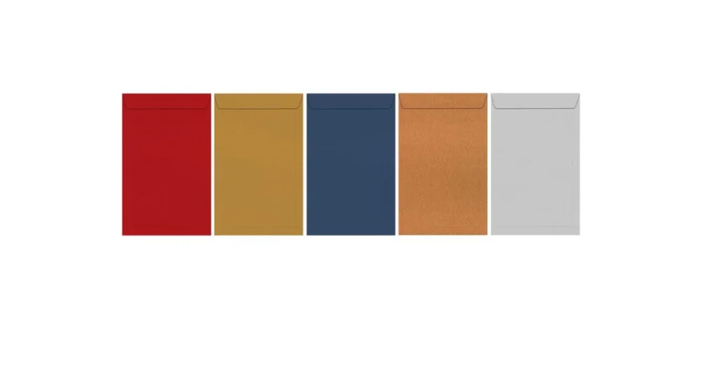 Aktuální Obálka dopisní metallis C4 229x324mm-mix barev 5550376