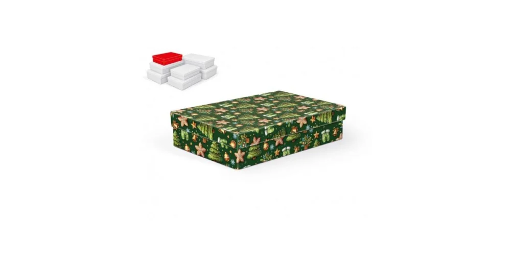 Krabice dárková vánoční A-V011-B26x17x6cm5371146 Levný